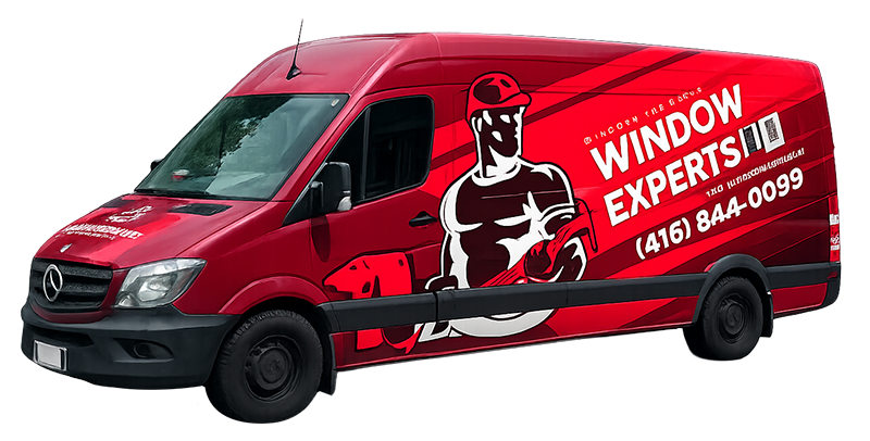Window Experts branded service van featured on the company website